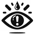 Eye injury icon