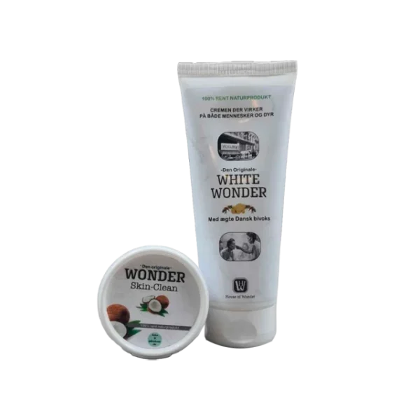 White Wonder og Skin Clean produkter.